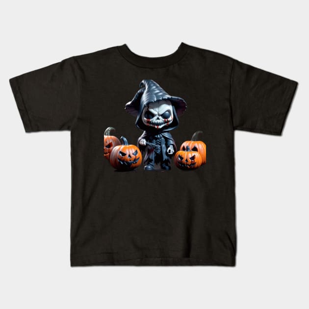 Cute Halloween Kids T-Shirt by Lanna''s